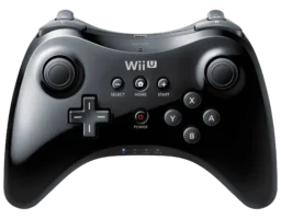 An image of a Wii U Pro Controller - Black.