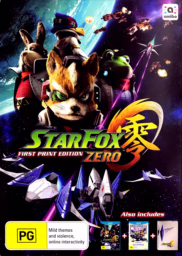 An image of Star Fox Zero (First Print Edition) - Box Front.