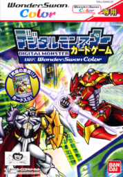 An image of Digital Monster Card Game Ver. WonderSwanColor - Box Front.