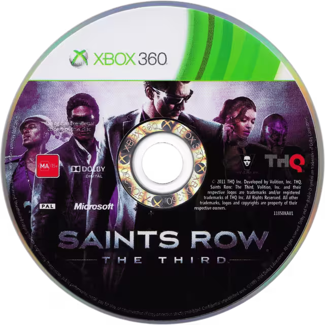 An image of Saints Row: The Third - Game Disc.