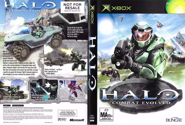 An image of Halo Combat Evolved - Full Cover.