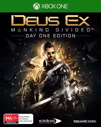 An image of Deus Ex: Mankind Divided Day One Edition - Front Cover.