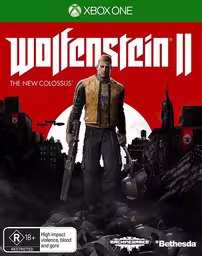 An image of Wolfenstein II: The New Colossus - Front Cover.