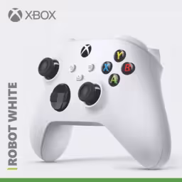 An image of the Xbox Wireless Controller (Robot White) - Box Front.