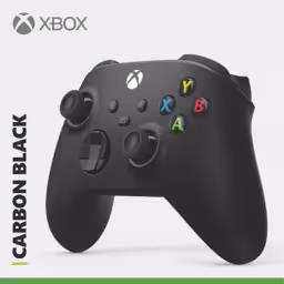 An image of the Xbox Wireless Controller (Carbon Black) - Box Front.